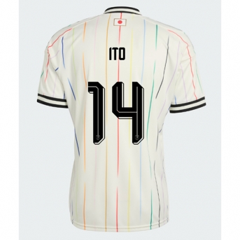 Billige Fotballdrakt Japan Junya Ito #14 Replika Bortedrakt VM 2026 Kortermet